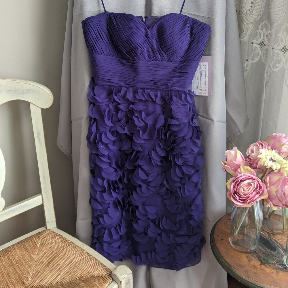 JS Collections Strapless chiffon dress size 6